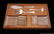 SAVARY - FRENCH ART DECO STERLING SILVER FLATWARE SET, - 10