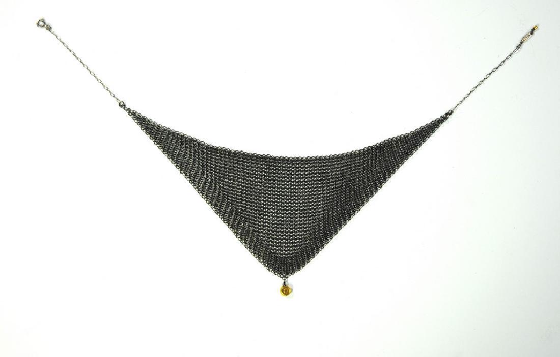 Allison Stern Sterling Silver Gold Chain Maille Mesh (1 of 2)