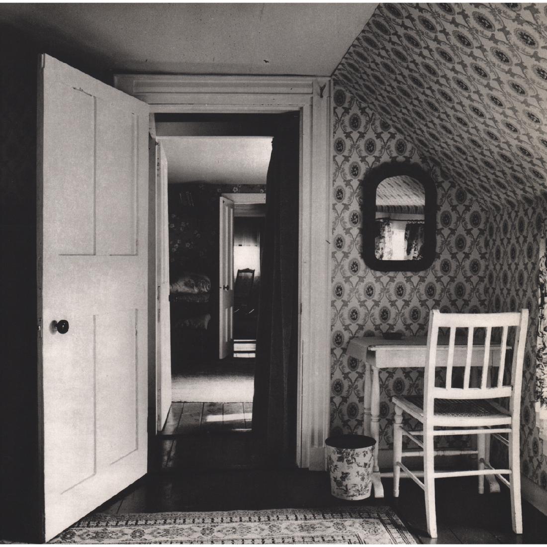 WALKER EVANS - Upstairs Room, Walpole, Maine 1962: Artist: WALKER EVANS Print Title: Upstairs Room, Walpole, Maine 1962 Beautifully printed, tissue covered gravure from the 1960s Medium: Sheet-fed Gravure Printing Date: 1960's Printed in the USA Image
