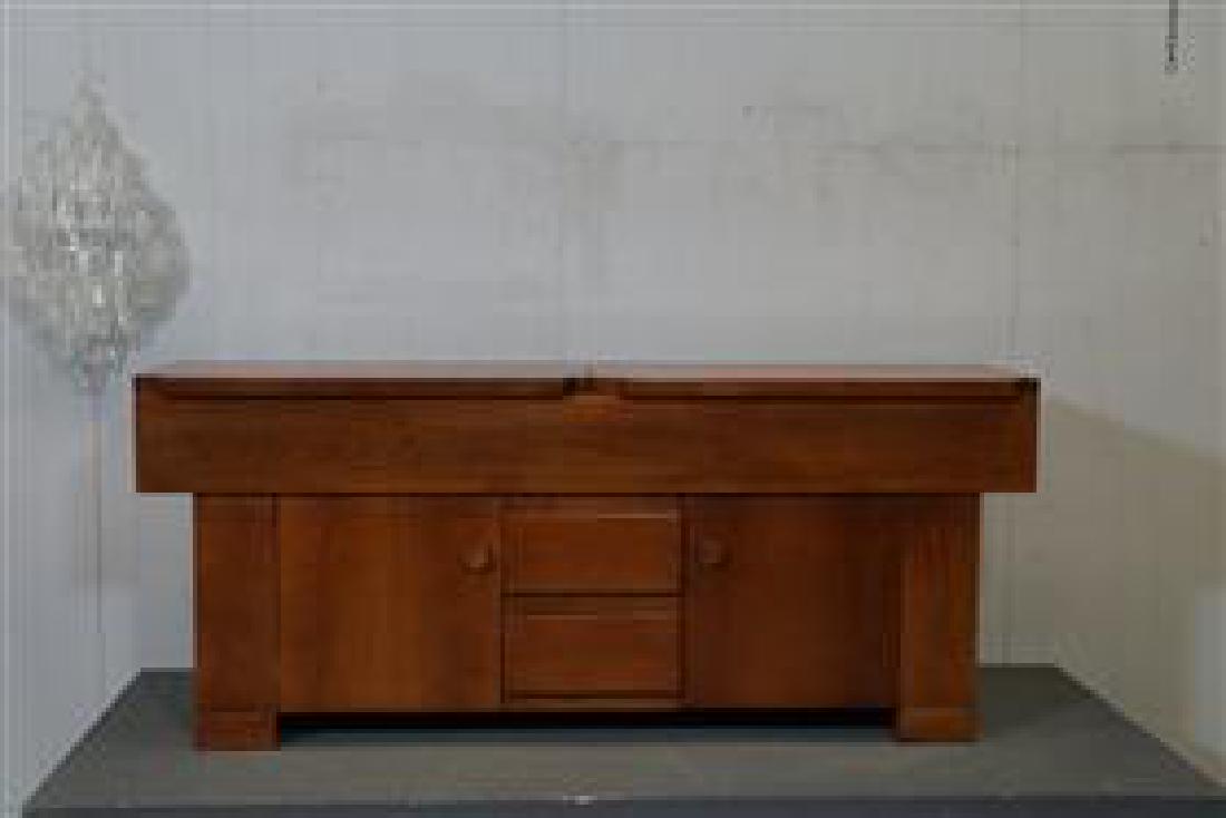 Giovanni Michelucci Sideboard: Title: Giovanni Michelucci Sideboard Description: Condition; Totally Restored; Dimensions; Height: 34" / 86.36cm Depth: 20.7" / 52.58cm Length: 78" / 198.12cm Designed By: Giovanni Michelucci Manufact