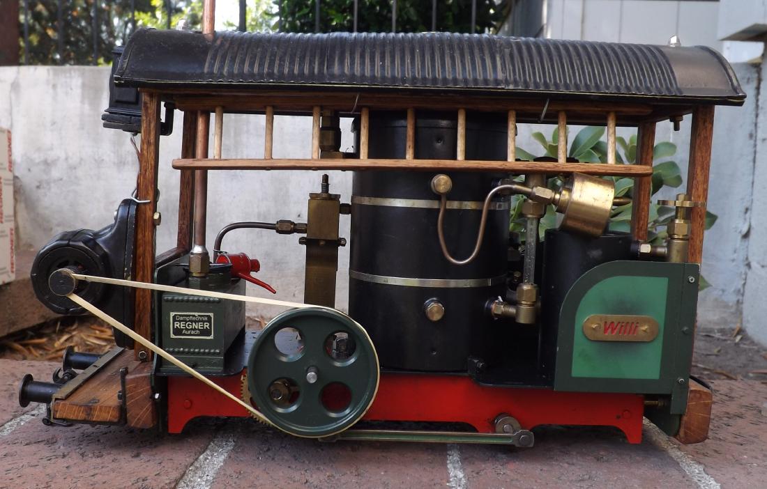 Regner live steam locomotive, Made in Germany, self (1 of 10)