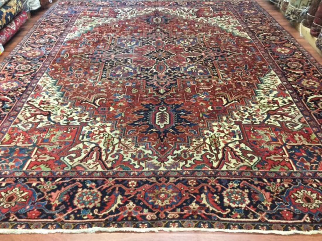 Antique Persian Heriz Rug-3411 (1 of 5)