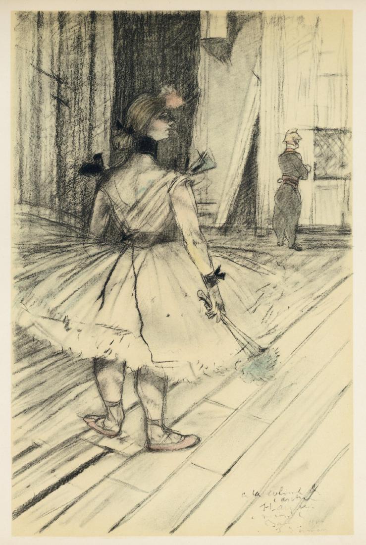 Toulouse-Lautrec "Dans les coulisses" lithograph | (1 of 1)