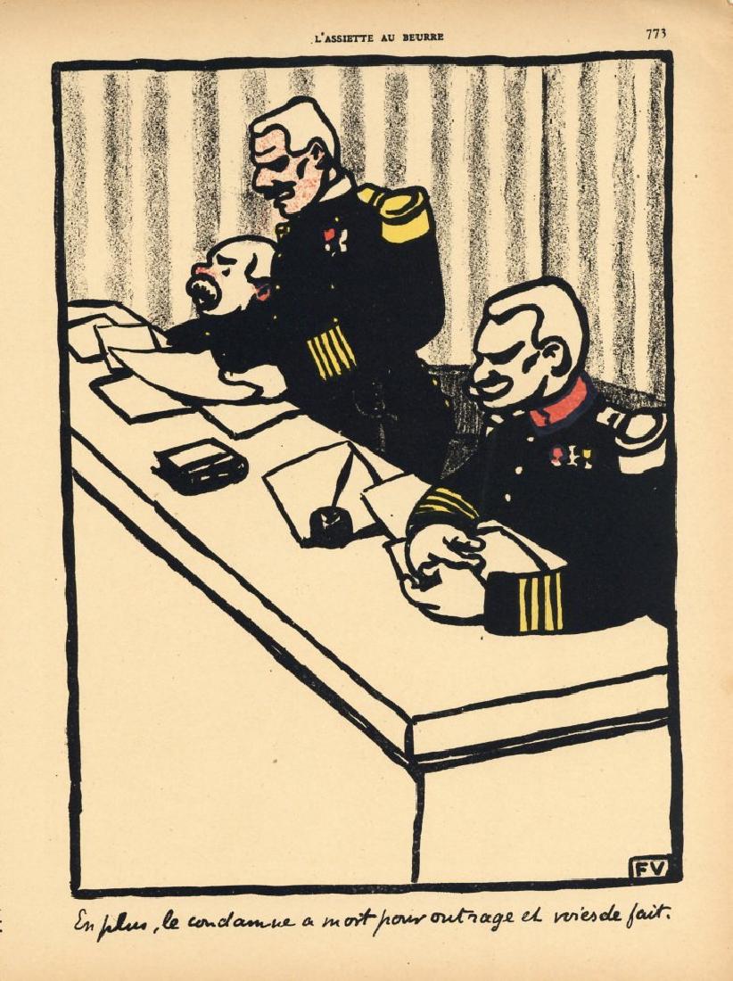 Felix Vallotton original lithograph "Crimes et (1 of 1)