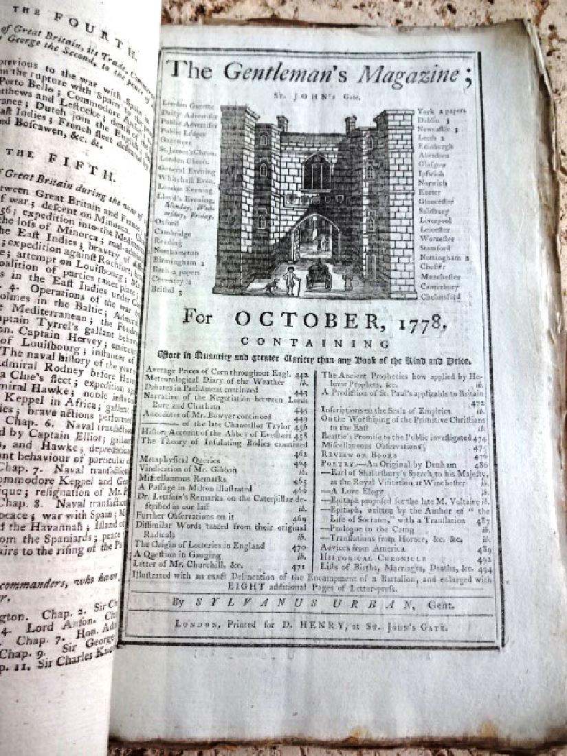 1778 Gentleman's Magazine American Revolution (1 of 4)