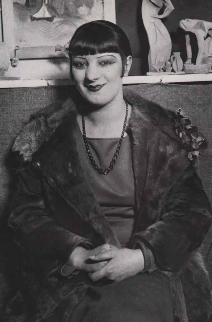 KERTESZ -The Famous Model Kiki, 1927: Artist: KERTESZ Print Title: The Famous Model Kiki, 1927 Medium:Photoengraving Printed 1970’s in the USA Image size (inches) approx. 9.5 x 6” Andre Kertesz (1894-1985) born Kertesz Andor, was a