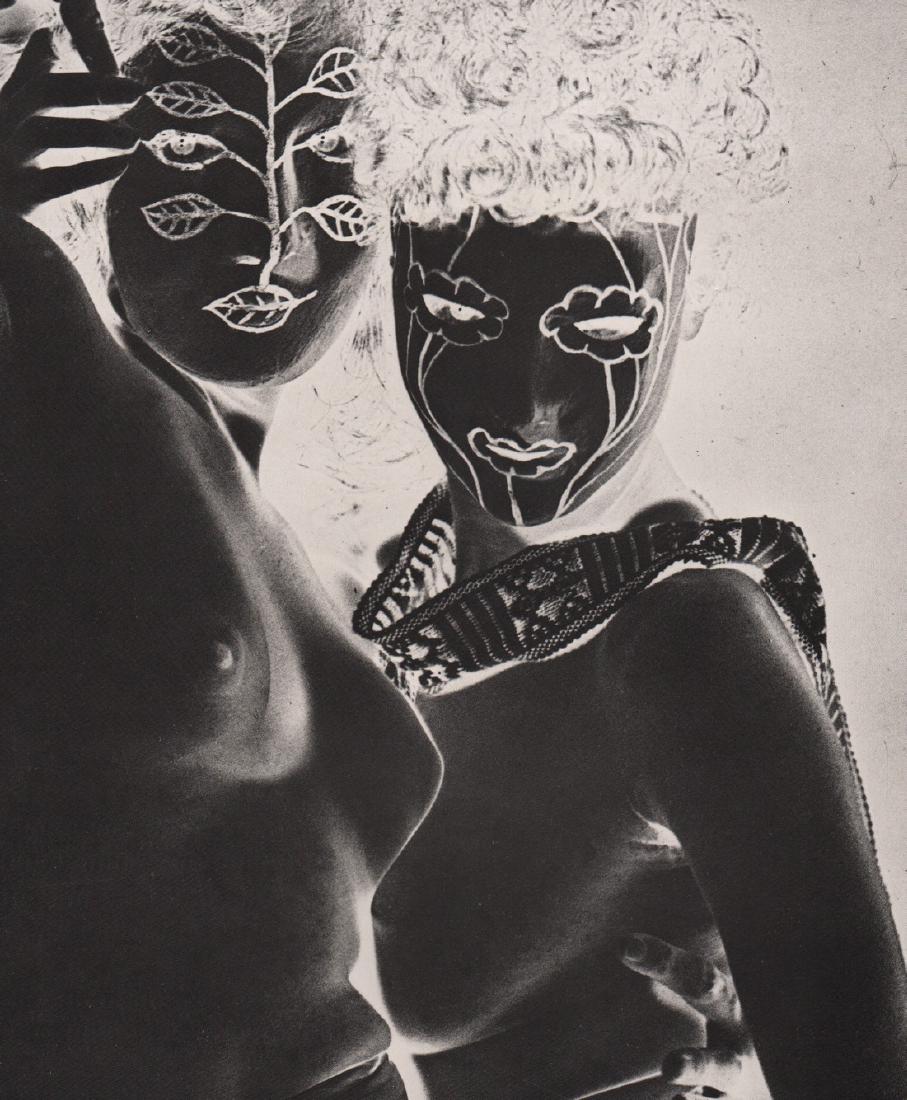 MAN RAY -Painted Nudes, 1947: Artist: MAN RAY Print Title: MAN RAY -Painted Nudes, 1947 Medium: PhotoLitho Printed 1981 in Japan Image size (inches) approx. 9 x 7” Man Ray was an American visual artist who spent most of his care