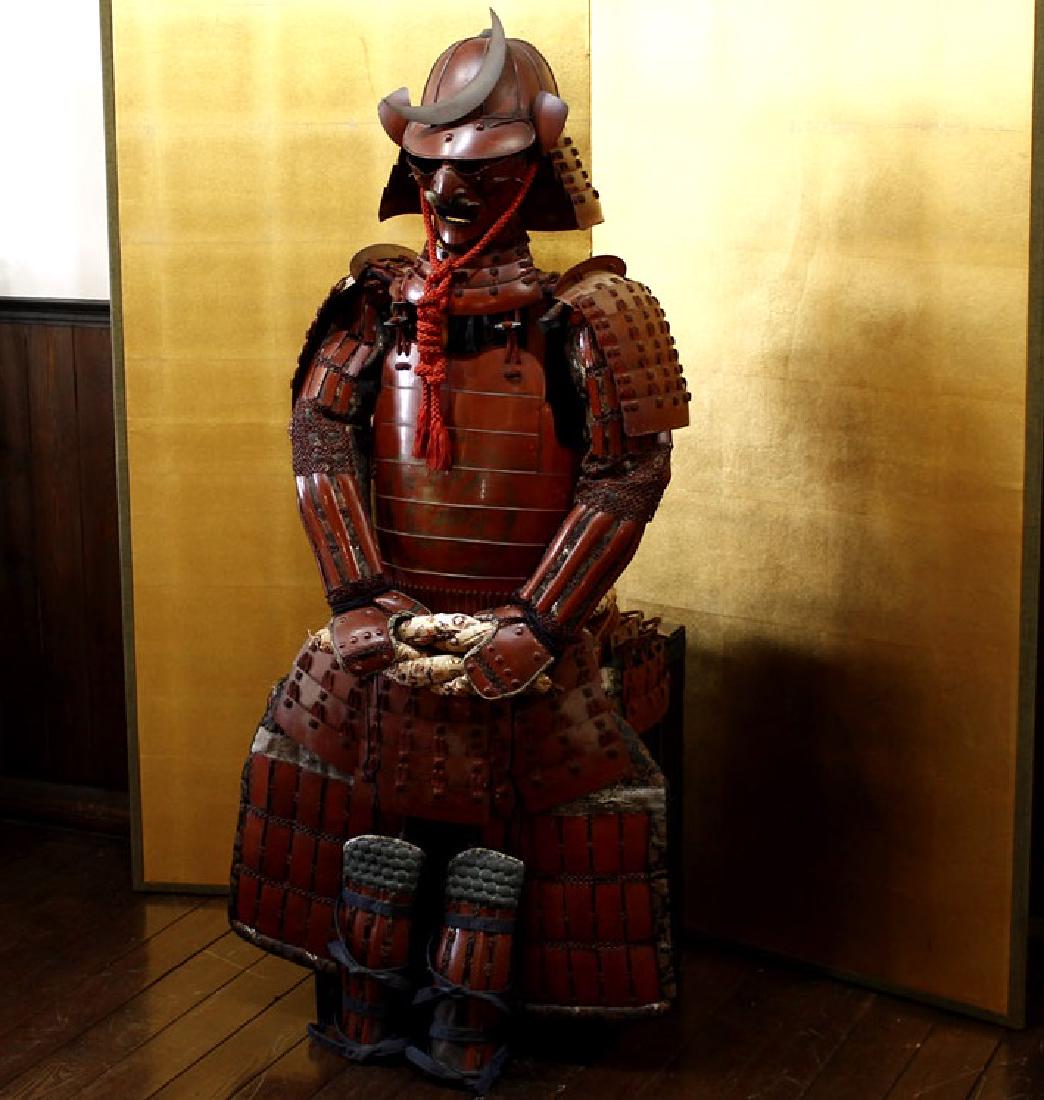 Original Japanese Samurai armor Mejij period 1868 - (1 of 6)