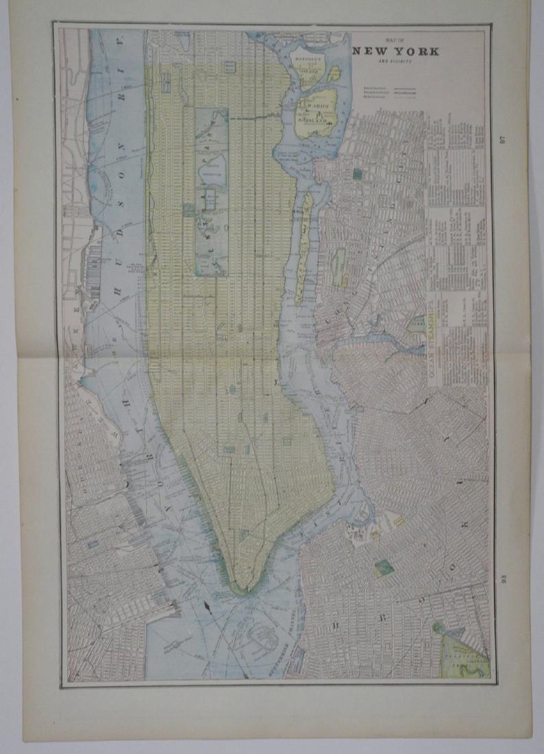 Map of New York and Vicinity (1 of 4)