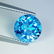 Natural Blue Topaz Round Cut 3.75 ct - 2