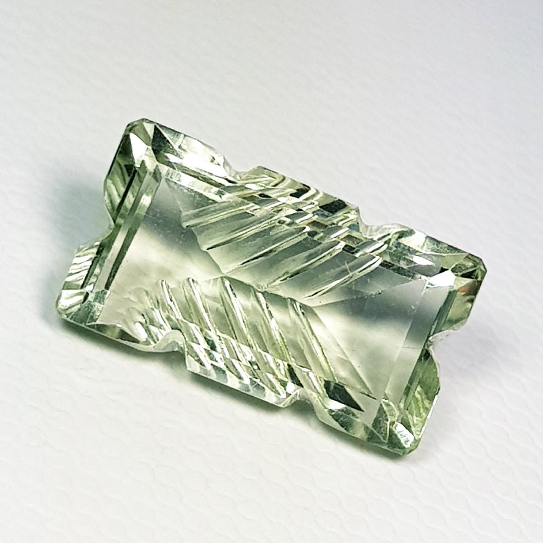 Natural Green Amethyst Emerald Flower Cut 7.75 ct (1 of 6)
