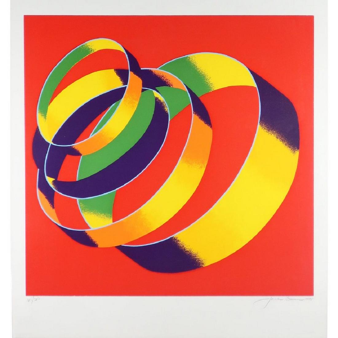 Jack Brusca “Revolution” Serigraph (1978): An original 1978 serigraph by American artist Jack Brusca. Born in New York in 1939, Brusca studied at the University of New Hampshire and the School of Visual Arts in New York City. Lauded by one cri