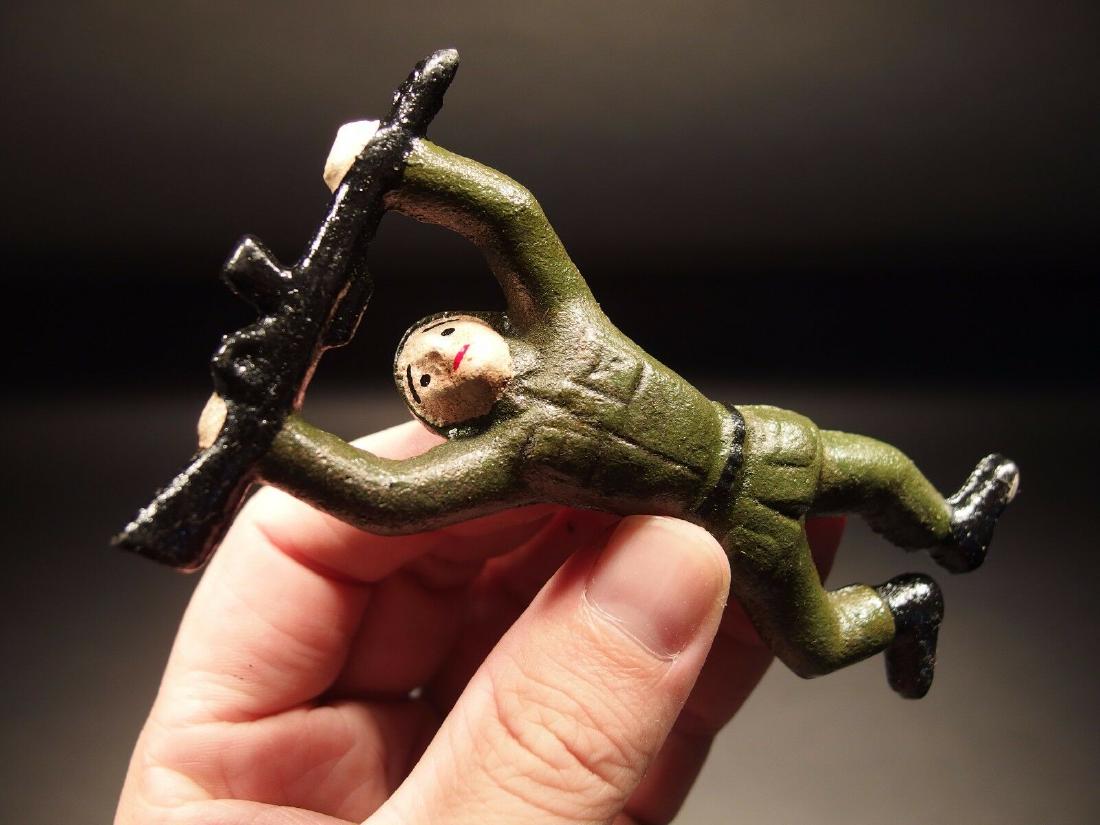 Vietnam Cast Iron Army Man Crawling Bottle Opener: All our items come with a 100% customer satisfaction guarantee. About the Items: Each item is inspected before shipping and we do our best not to ship something different in any way then what is shown