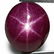 12.94-Carat Natural & Untreated 6-Ray Star Ruby from