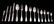 PUIFORCAT STERLING SILVER FLATWARE SET - VAUBAN, - 4