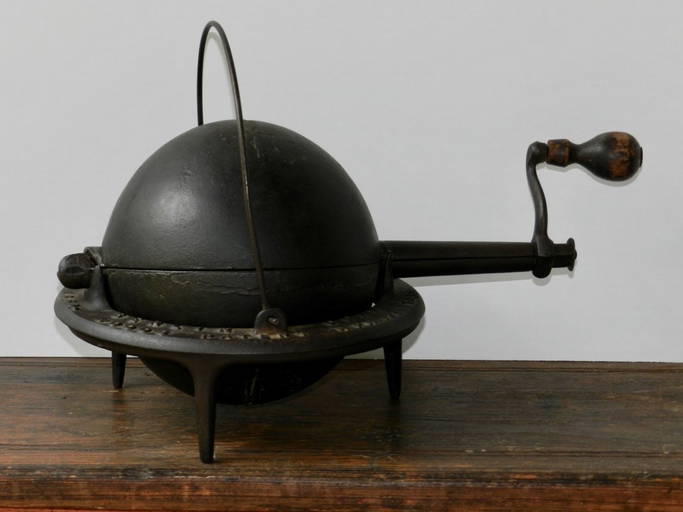 Rare Cast Iron Coffee Roaster