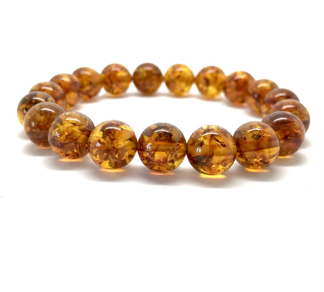 Classic amber bracelet in cognac colour (1 of 6)
