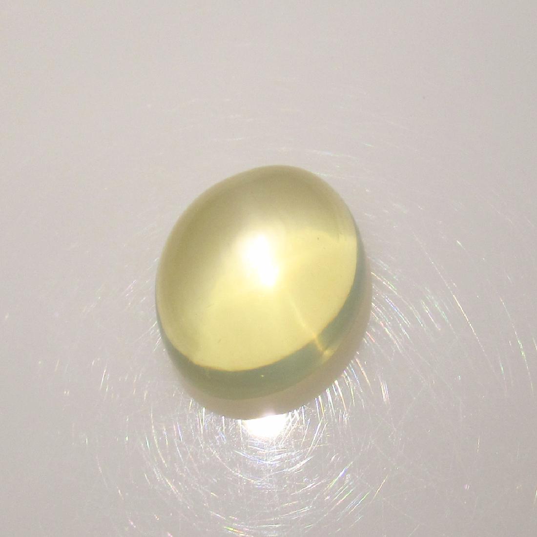 6.20 Ct Genuine White Moonstone Catseye Oval Cab (1 of 2)