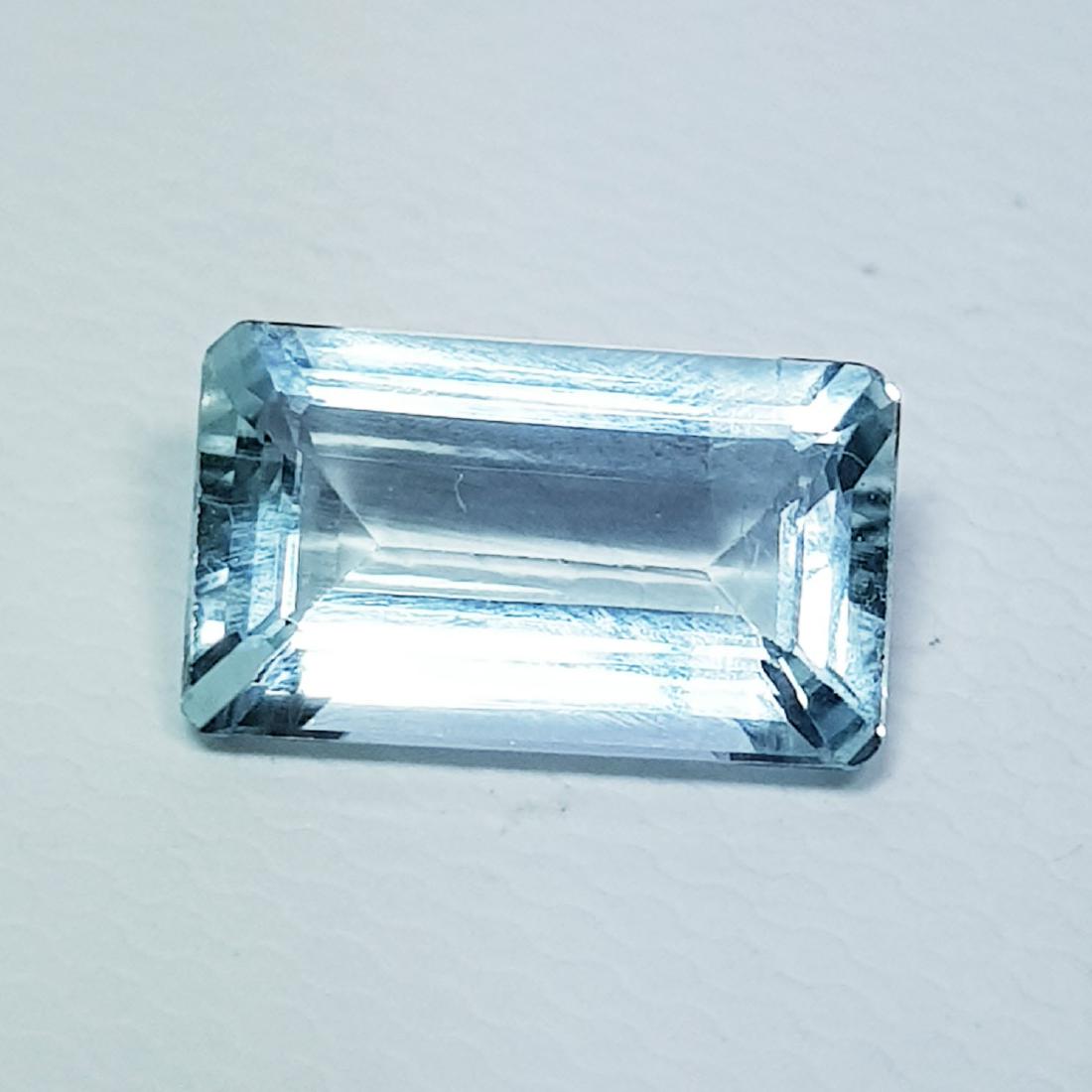 Natural Aquamarine Emerald Cut 1.75 ct (1 of 5)