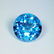 Natural Blue Topaz Round Cut 3.40 ct
