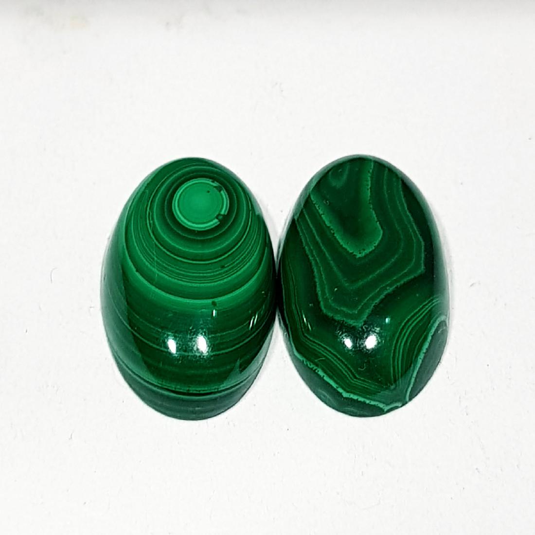 19.10 ct Pair of Natural Malachite (1 of 5)