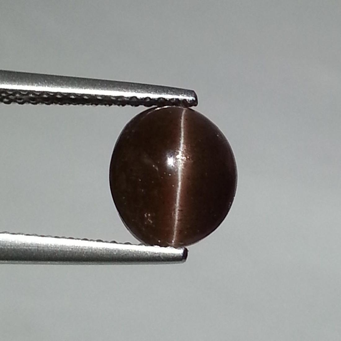3.90 ct Natural Scapolite Cat's Eye: No Reserve! Title: 3.90 ct Natural Scapolite Cat's Eye Color/Clarity: Opaque Gemstones: Loosegemstone Carat Weights: 3.9 Size/Dimensions: 9.20 x 8.00 x 7.05 Additional Information: Oval - Africa Shipp