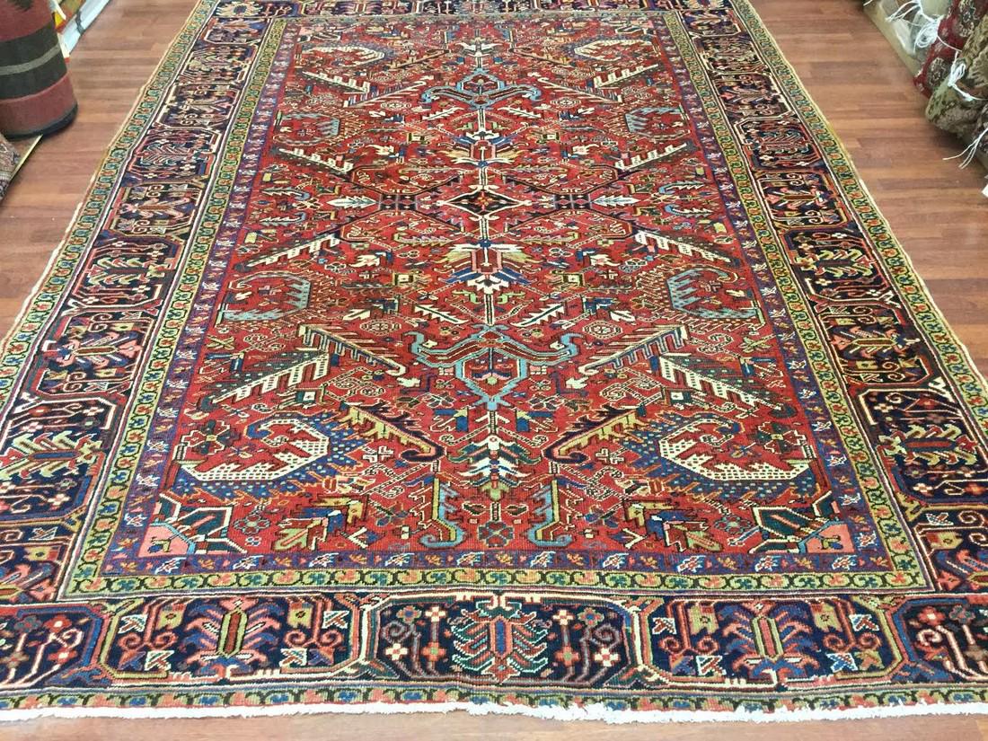Antique Persian all over Heriz Rug-3784 (1 of 10)