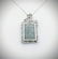 Necklace & Engraved Jade Pendant w Amethyst, Red Garnet - 2