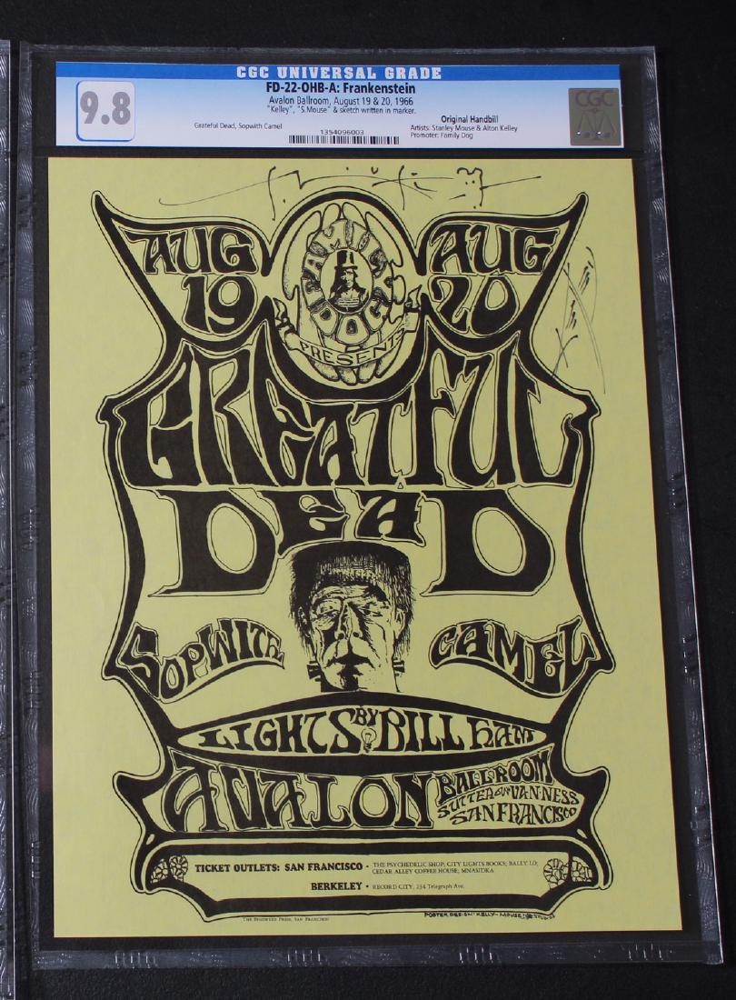 FD22 Frankenstein Handbill Double Signed by S. Mouse (1 of 2)