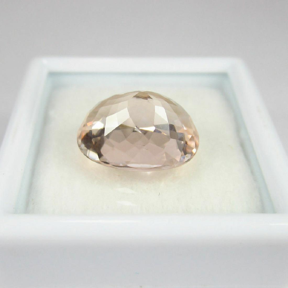 5.23 Ctw Natural Peach Yellow Morganite 14X10 mm Oval (1 of 2)