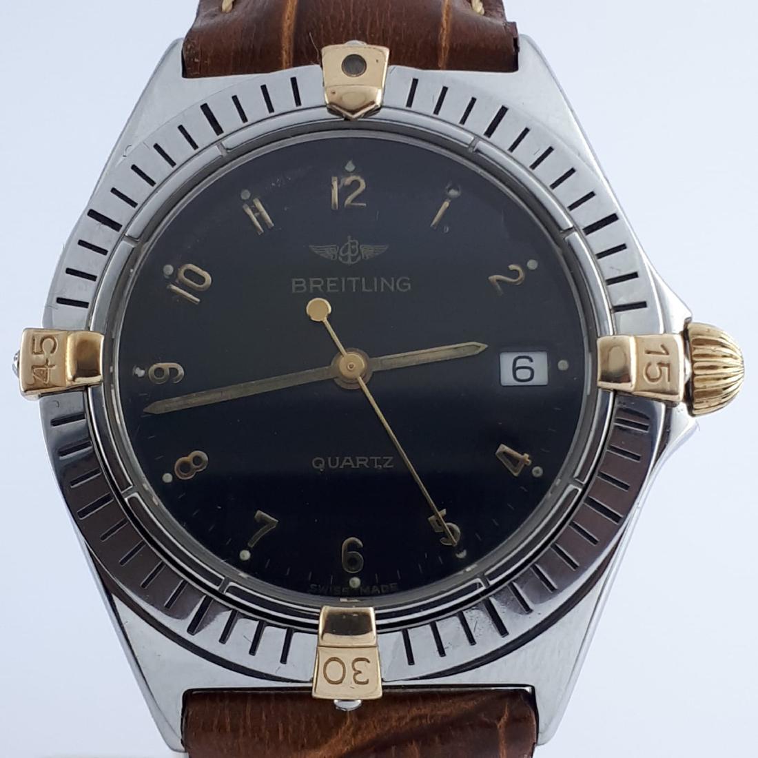 Breitling - Callisto Quartz Gold/Steel - 80510C - Women: Brand:Breitling Model:Callisto Quartz Gold/Steel Reference Number:80510C Gender:Women Period:2011-present Movement:Quartz Case material:Gold/Steel Material fineness:18 kt. Extras:Universal Watch Box B