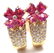 Authentic! Van Cleef & Arpels 18k Yellow Gold Diamond - 12