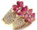 Authentic! Van Cleef & Arpels 18k Yellow Gold Diamond - 9