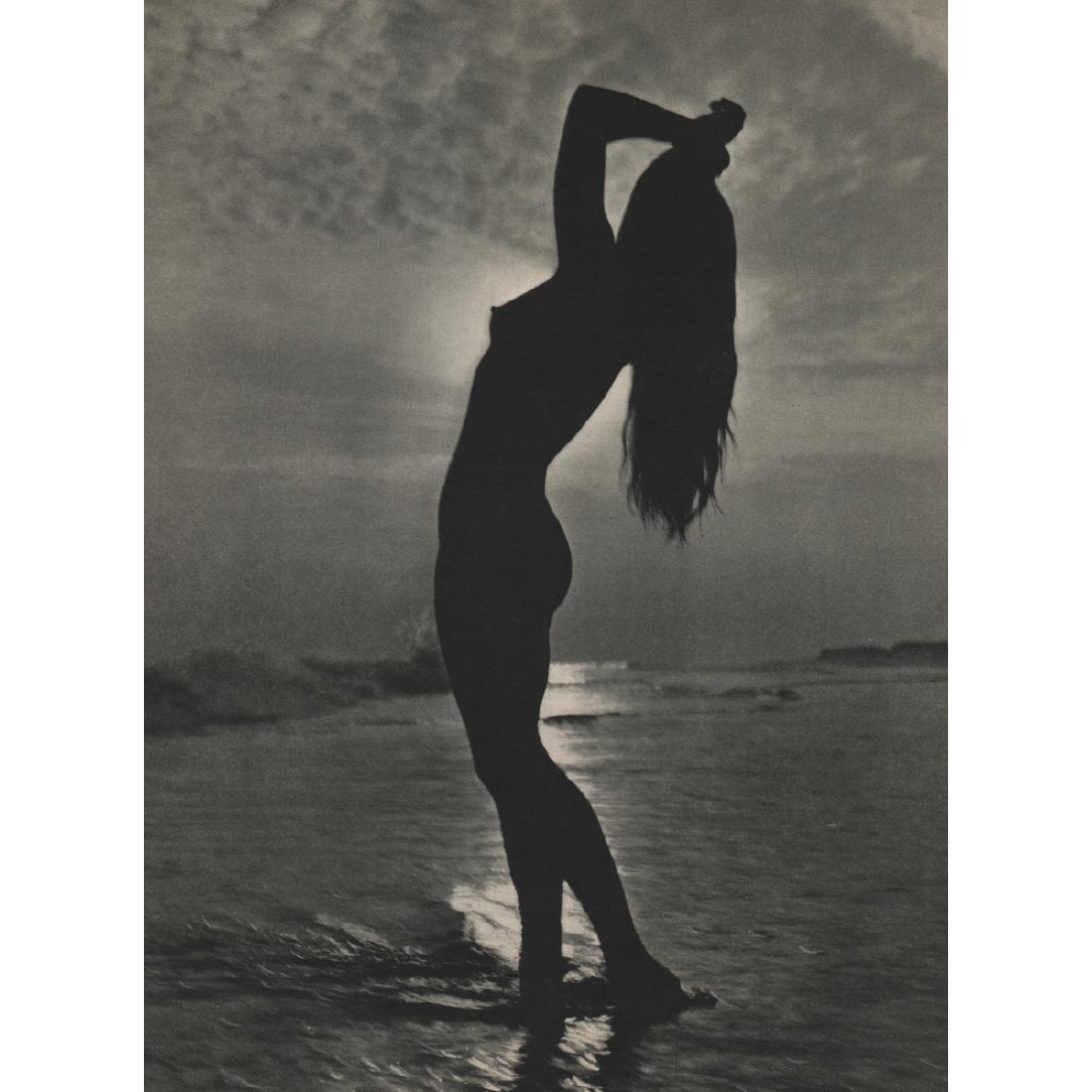 ANDRE DE DIENES - Nude: Artist: ANDRE DE DIENES Print Title: Nude Medium: Sheet-fed Gravure Printing Date: 1950s Printed in France Image size approx. 8.5 x 11.5 inches Andre De Dienes (1913-1985) was a Hungarian photographer