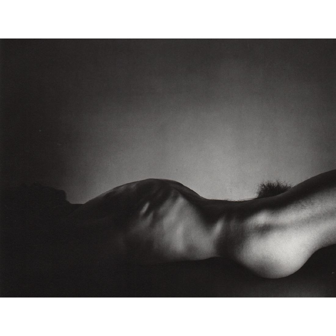 GEORGE PLATT-LYNES - Male Nude, 1947: Artist: GEORGE PLATT-LYNES Print Title: Male Nude, 1947 Medium: Photo-lithograph Printing Date: 1980's Printed in Austria Image Size: 7 X 5.5 inches George Platt Lynes (1907 – 1955) was an American 