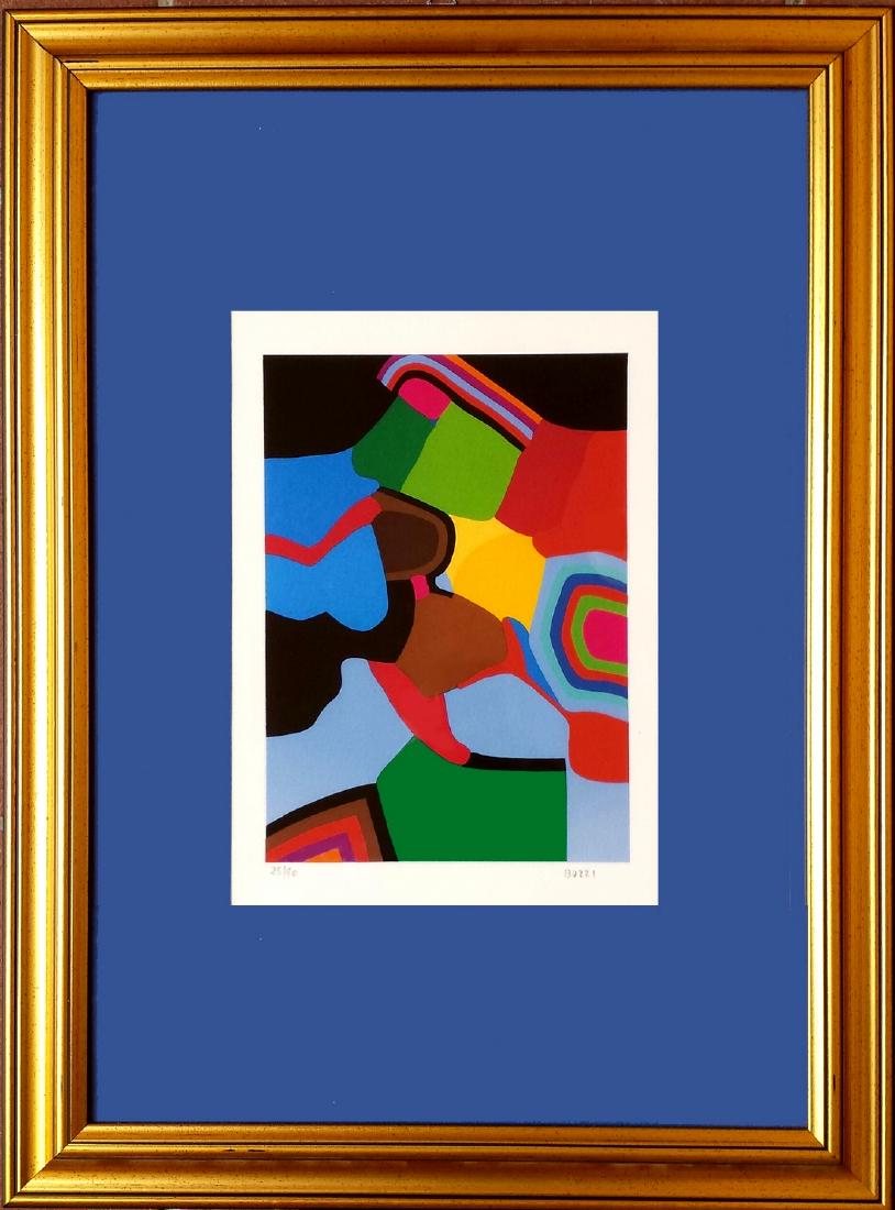 Serigrafia 5 by Alberto Burri: Title: Serigrafia 5 Date/Period: 70's Materials: serigraph paper Dimensions: Dimensions with frame: 56.5 x 41.5 CM. Description: Alberto Burri (Città di Castello / Perugia 1915–1995 Nice France). F