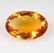 11.93 Ct Genuine Madeira Brandy Yellow Citrine Oval