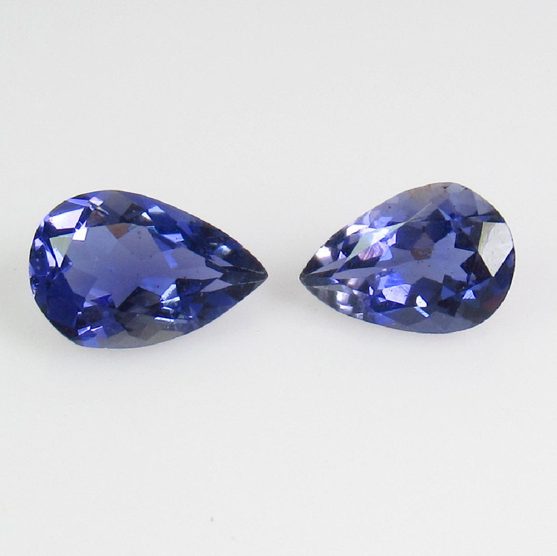 1.22 Ct Genuine Purple Iolite Pear Cut (1 of 2)