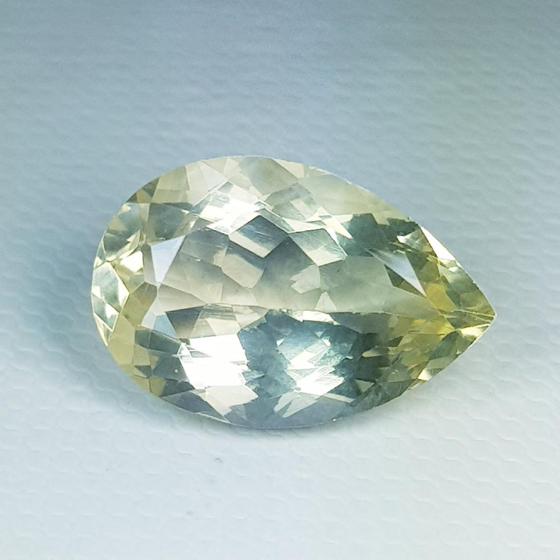 Natural Scapolite Pear Cut - 5.40 ct: No Reserve! Title: Natural Scapolite Pear Cut - 5.40 ct Color/Clarity: IF - VVS Gemstones: Loosegemstone Carat Weights: $5 Size/Dimensions: 15.00 x 10.10 x 6.60 Additional Information: Pear - Madagasc