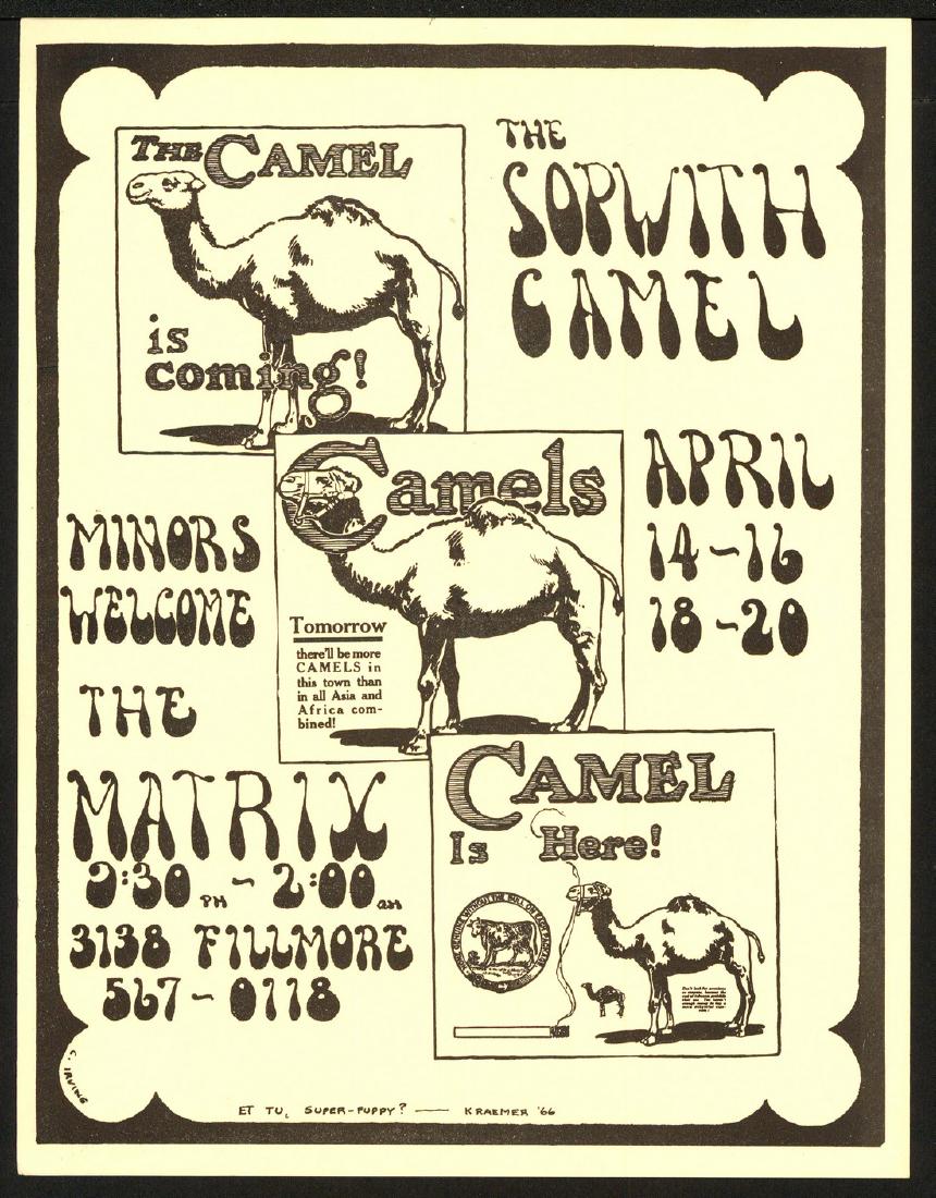 Sopwith Camel At The Matrix Handbill (1 of 1)