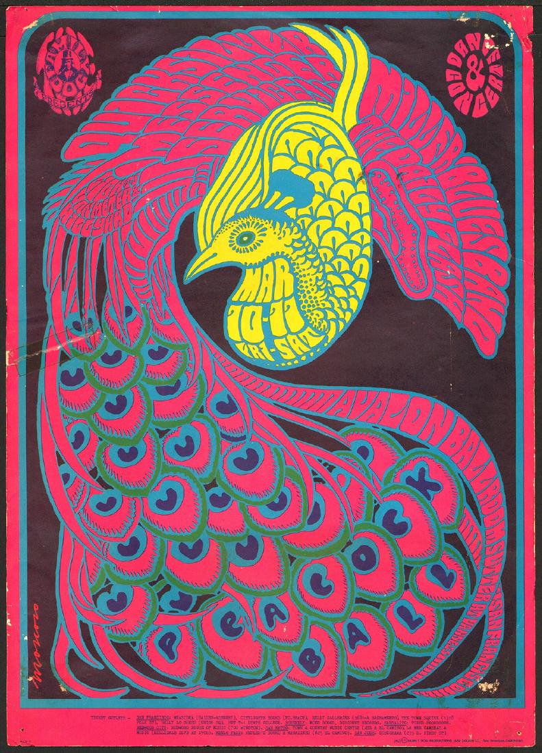Original FD-51 Peacock Ball Poster (1 of 1)