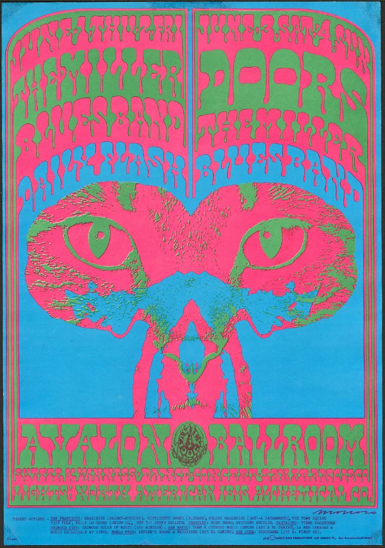 Scarce Original FD-64 The Doors Poster (1 of 1)