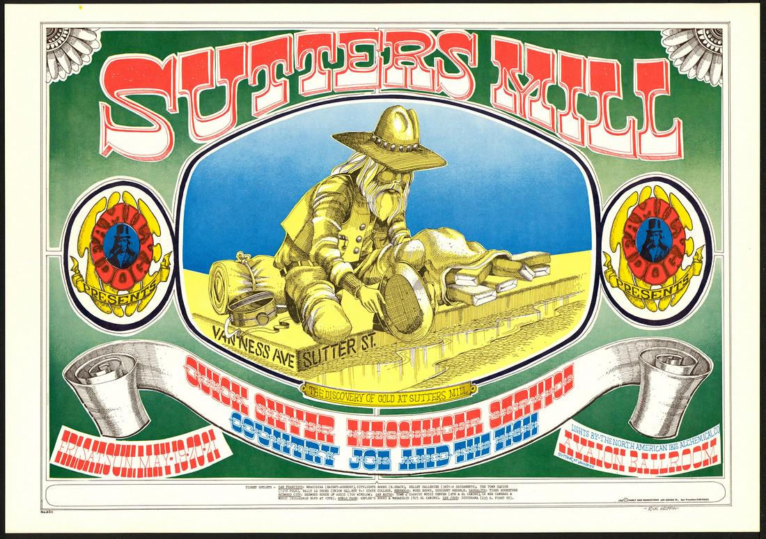 Original FD-62 Family Dog Poster: No Reserve! Artist: Rick Griffin Title: Original FD-62 Family Dog Poster Printing Date: 1967 Medium: Lithograph Size/Format: 14? x 20? Publisher: Family Dog Series: Family Dog Rick Griffin designed th