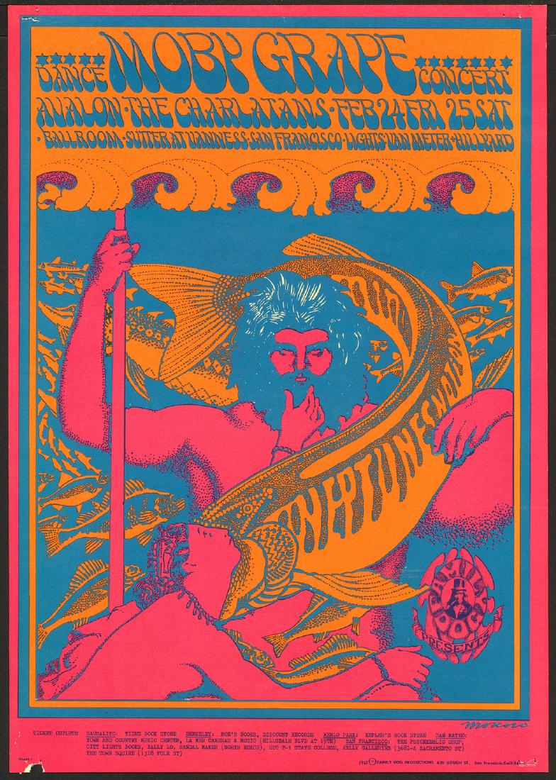 Rare Original FD-49 Moby Grape Poster (1 of 1)