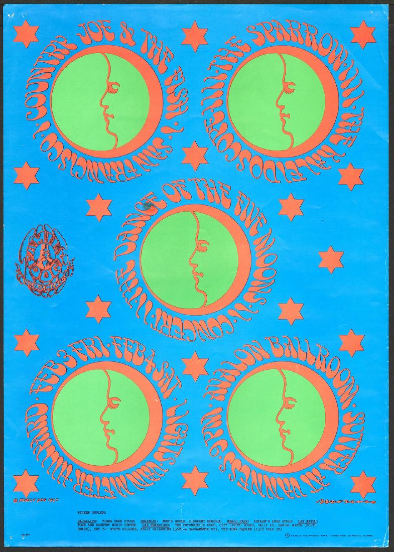 Scarce Original FD-46 Five Moons Poster (1 of 1)