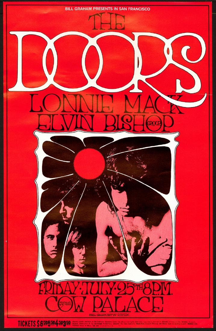 Second Print BG-186 The Doors Poster (1 of 1)
