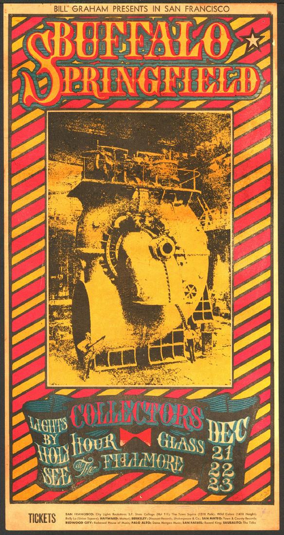 Stanley Mouse Signed BG-98 Buffalo Springfield Poster (1 of 1)