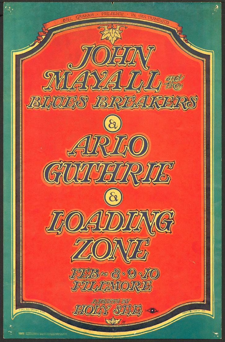 BG-106 John Mayall Poster By Mouse (1 of 1)