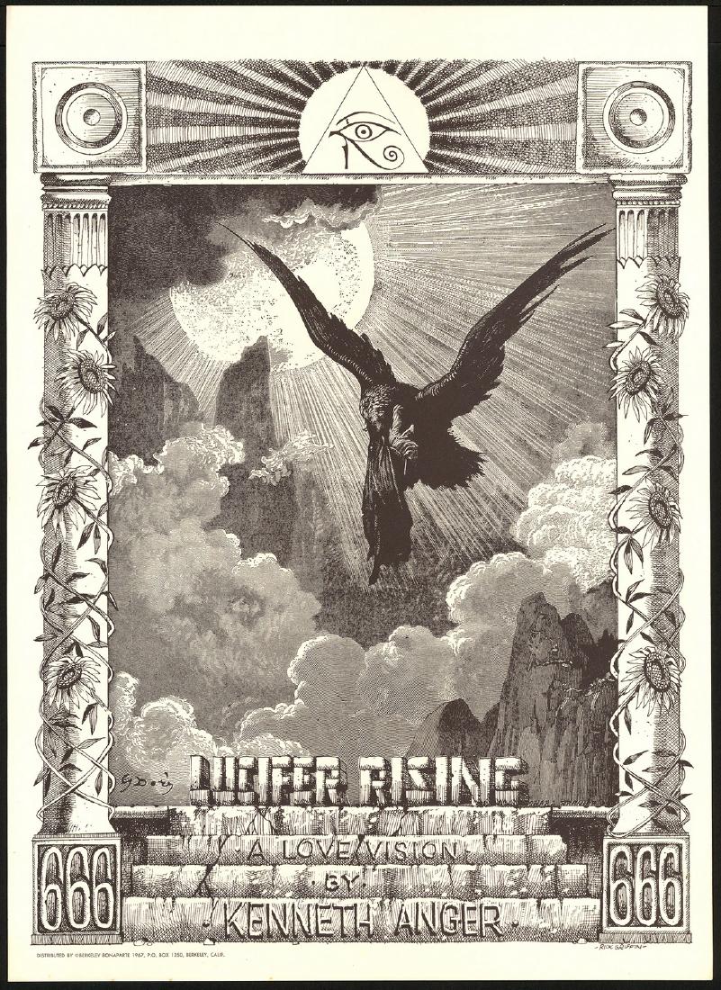 Second Print Lucifer Rising - Head Shop Poster (1 of 1)