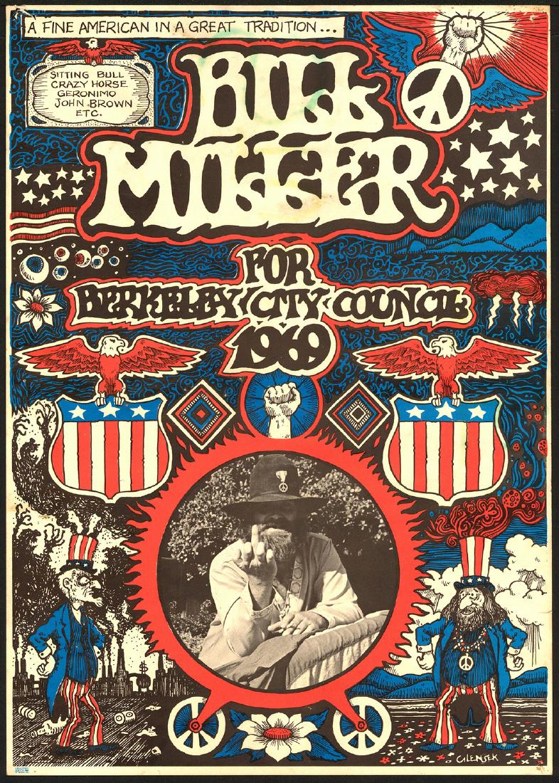 1969 Bill Miller Campaign Poster (1 of 1)